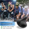 Asiento de Bicicleta Sillín de Bicicleta Repuesto Cojín Ancho Asiento Confort para Hombres y Mujeres Adecuado para Bicicletas de Carretera y Estacionarias - - - Ejercicio, (Grande
