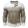 Men's Tie- Long Sleeve Tops Men's Casual Fashion Long Sleeve Tops