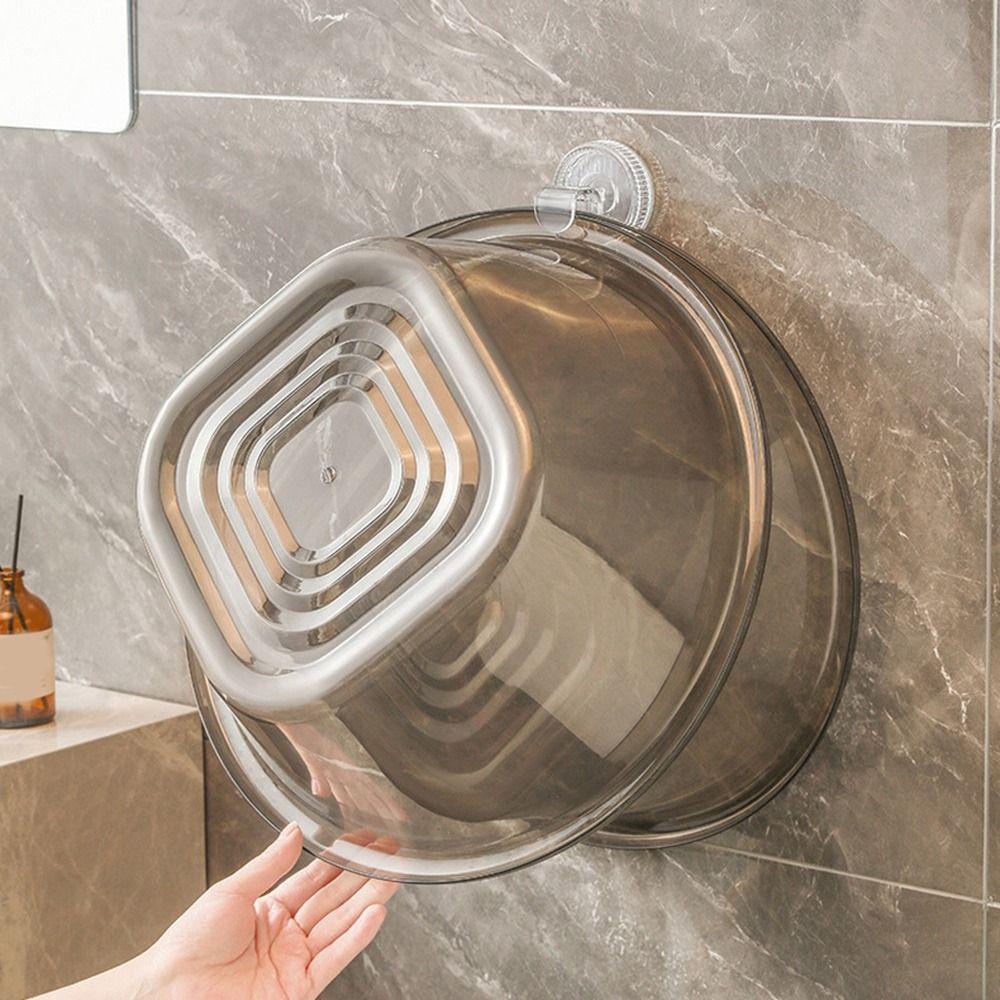 5Pcs Wall Mounted Suction Cup Hooks Waterproof Shower Hooks Practical Washbasin Hook  for Home