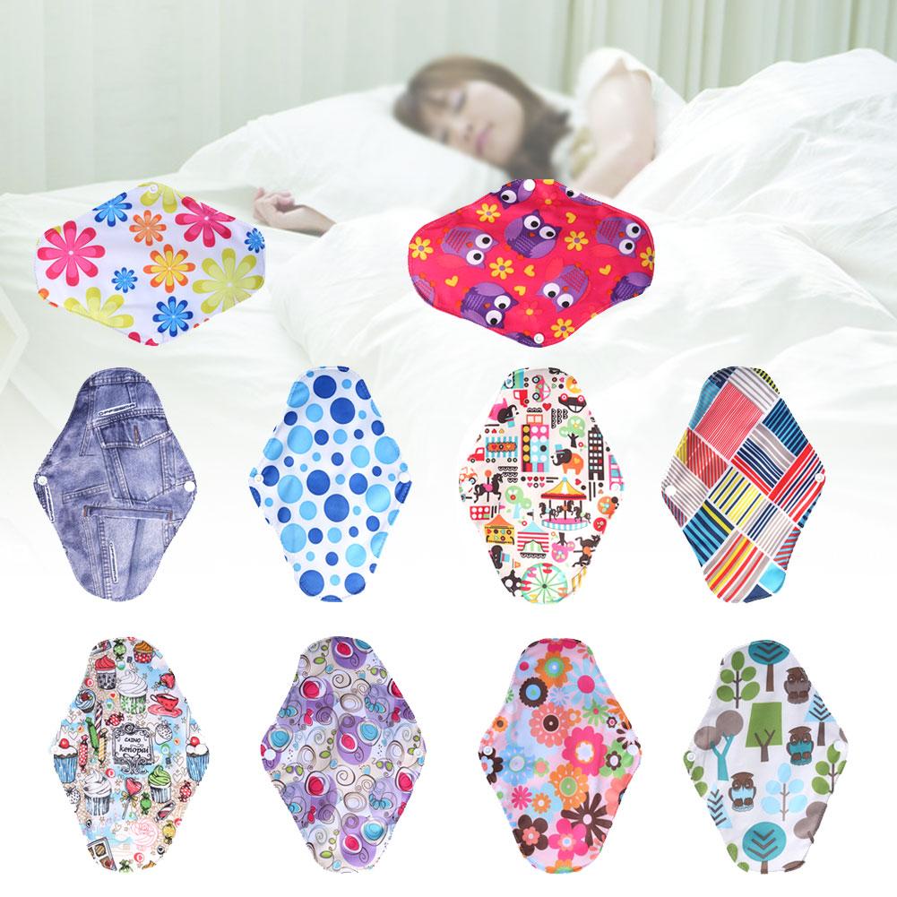 10 Types Women Reusable Washable Panty Liner Cloth Mama Menstrual Sanitary Towel Pad