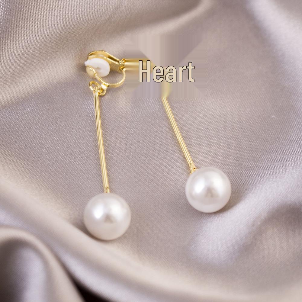 Elegant Clip-On Triangle Earrings for Non-Pierced Ears - Versatile, Light Luxury for Everyday Wear.