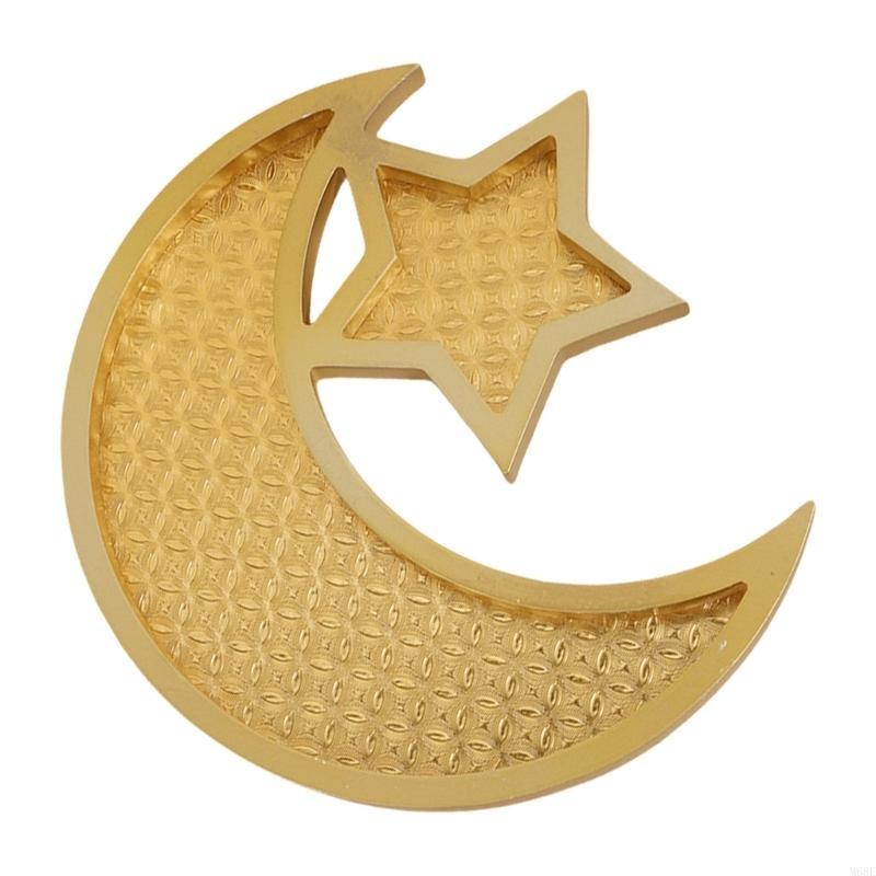 Star and Moon Eid Celebration Tray Suitable for Eid Festival Table Decors M68E