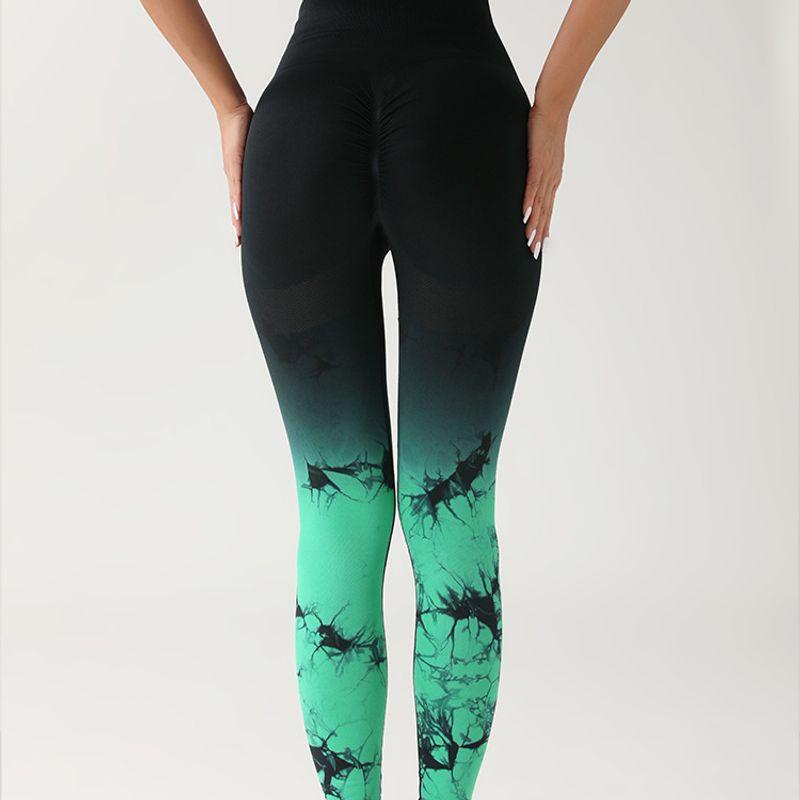 

2025 Running Pants High Waist Tight Pants Long Pants Green L