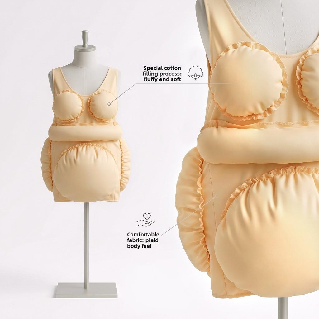 Childrens Halloween Fat Belly Cosplay Costume For Kids And Adults With Cartoon Design