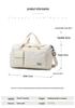 Waterproof Travel Bag with Shoe Compartment - Ideal for Business, Commuting, Yoga, and Sports