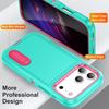 For iPhone 17 Pro Max Case Rugged Bumper Hybrid 3in1 Candy Color Shockproof Phone Stand Cover For iPhone 16 15 14 13 Pro Max 17e 16e