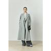 Simple 100 Double-sided Wool Coat Silhouette Medium and Long Woolen Camel Coat 10