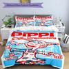 3pcs Duvet Cover Set (1*Duvet Cover + 2*Pillowcase, Without Core), Pippi Longstocking Print Bedding Set, Bedroom Decor, All‑Season, Birthday Gift