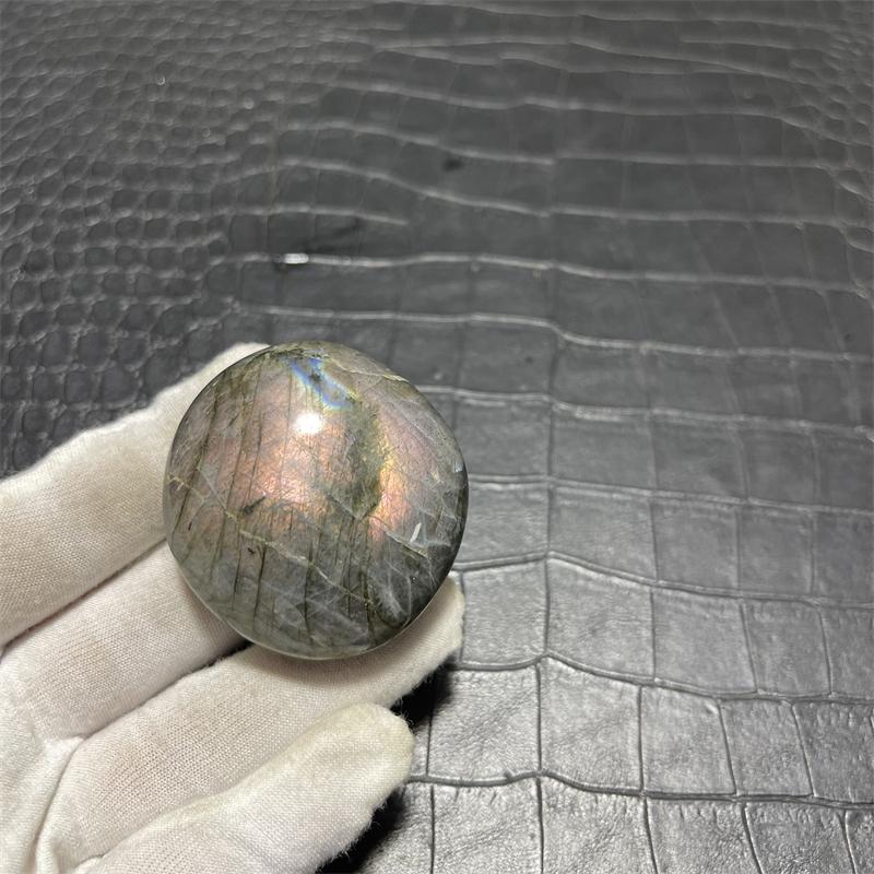 Natural Labradorite Crystal Tumbled Palm Gem Stone Wholesales Price