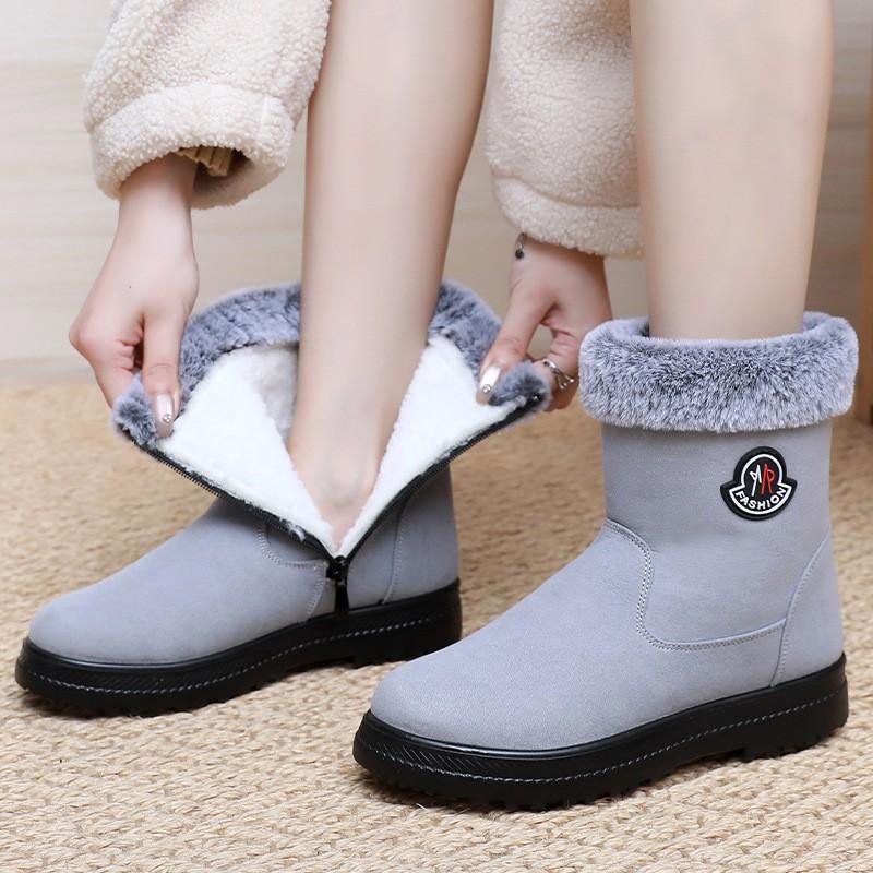 Shoes Women's Shoes New Cotton Shoes Piled Thickened Snow Boots Boots Cold-proof and Warm Boots