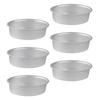 2pcs Oval Cake Mold Utensils: 6pcs Dessert Mold Pans Pie Bakeware Muffin Cupcake Cheese Cake Cookie Mold Tool