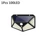 Outdoor Solar Wall Lights with Motion Sensor IP65 Waterproof 100 LEDs Solar Powered for Garden Yard Street Lighting