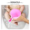 3 Pcs Baby Bath Cup Water Dipper Plastic Ladle Kitchen Watering Reusable Shampoo Spoon Bathtub