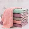 Super Absorbent Microfiber Towel Kitchen Cleaning Coral Velvet Non-stick Oil Dishcloths Double Layer Washing Rags Scouring Cloth