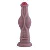 Large Egg-Free Silicone Mustang Anal Plug - Soft, Super-Sized Masturbator for Men and Women.