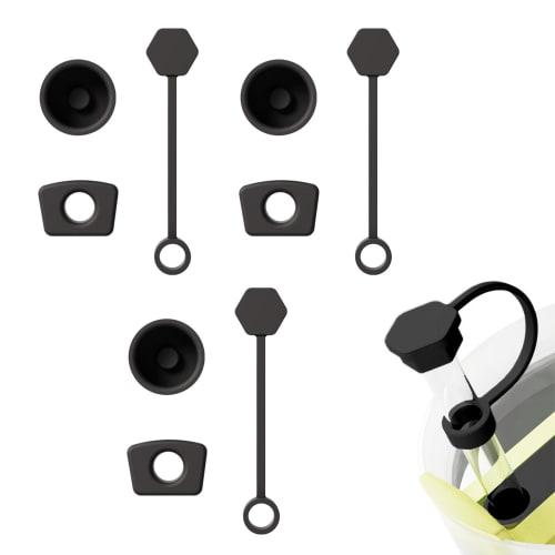 

Pokmil Stanley Straw Covers & Spill Stoppers, 9-Piece Set [Compatible with Version H2.0] 30oz & 40oz Stanley Cup Accessories, Dust-Proof, Straw Cover