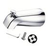 Aluminum Alloy Tub Spout with Shower Diverter Press Type Faucet Easy Installation Bathtub Accessories for Slip Pipe