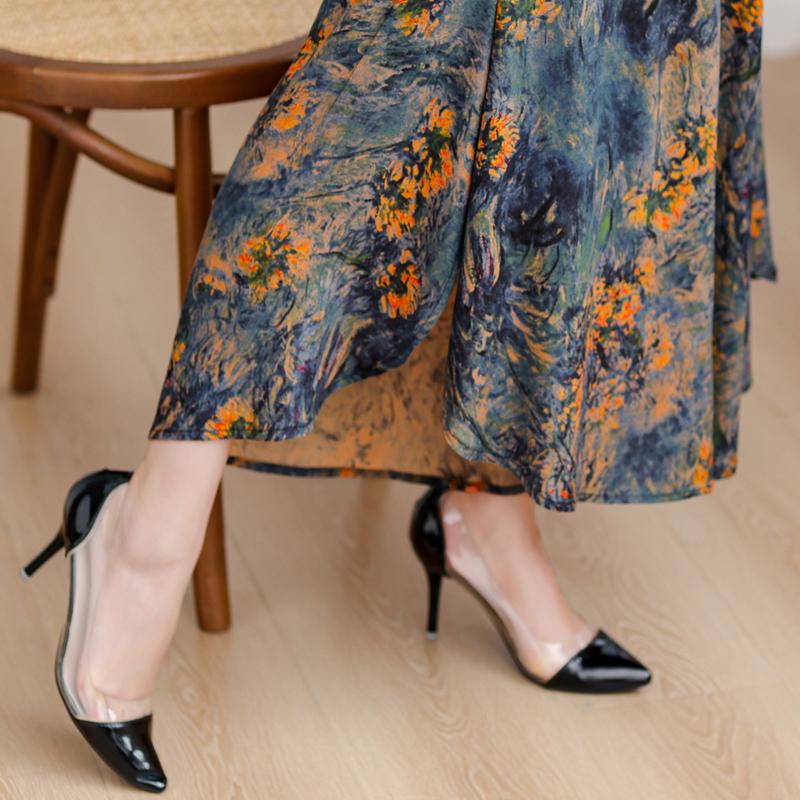 Summer Plus Size Wide Leg Pants Women Loose Bohemian Summer High Waist Trousers Women Bottoms XL-5XL