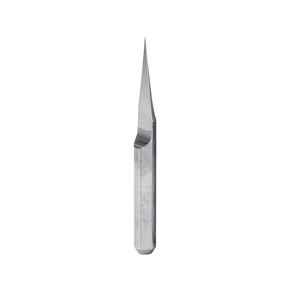 10pcs 3.175mm Carburo Cementado Grabado CNC Broca Fresa Herramienta de Tallado 10 Grados
