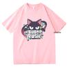 Blue Anime Archive T-shirt Sugar Rush Fun Women's Clothing Unisex Street Clothing Manga Role Playing Dress Pattern T-shirt