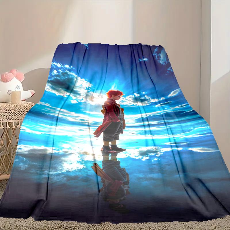 1pc Snug naruto Blanket, Lightweight & Durable Print Blanket, Perfect for Home, Couch, Bed, Picnic, Travel, Office