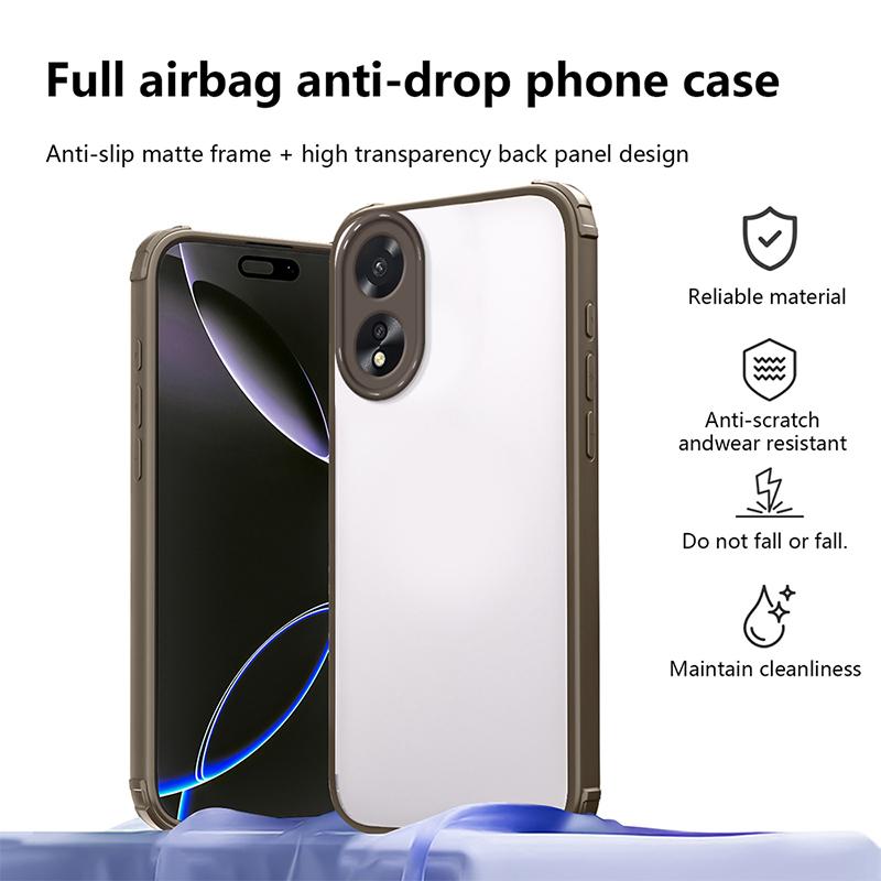 Four Corner Anti-fall Transparent Phone Case For OPPO A11 A11K A12 A18 A38 A40M Shockproof Silicone Bumper Cover For OPPO A40