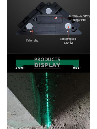 High Precision Infrared Multi-functional Laser Level 90° Right Angle Ruler