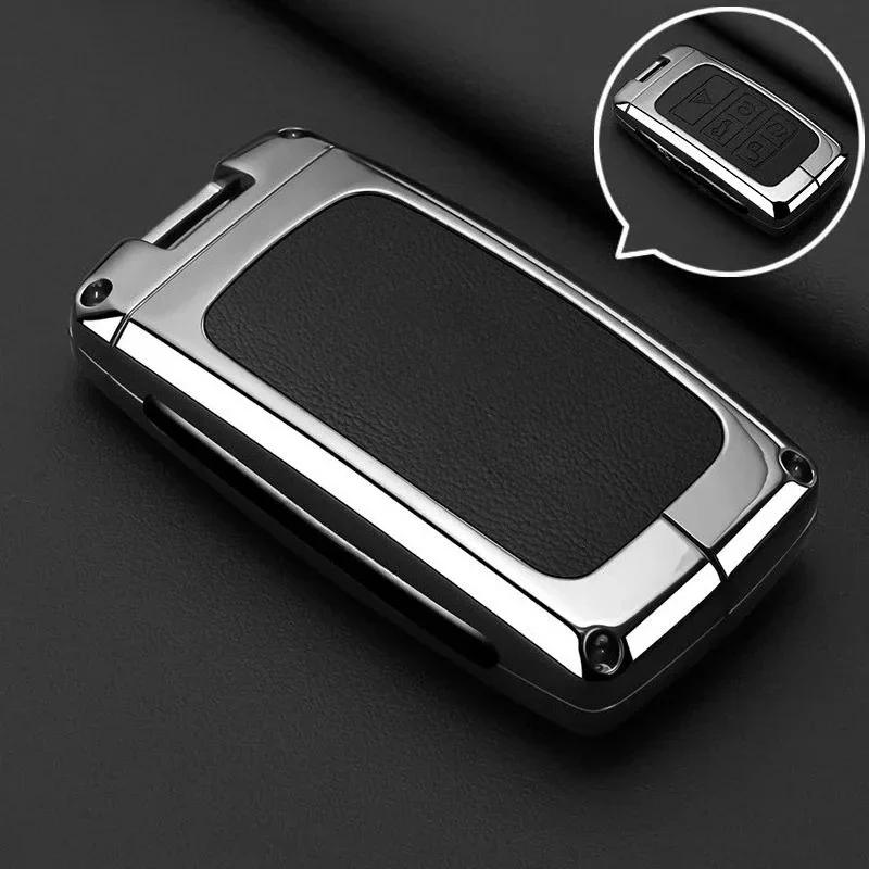 Car Key Case Bag Cover Shell For Jaguar Xf Xj Xe S-Type F-Type X-Type F-Pace I-Pace E-Pace Android Xfr Xkr Keychain Accessories