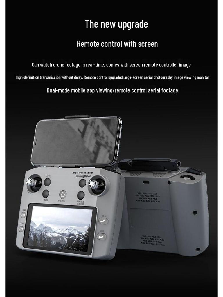 M16 Brushless Drone with Obstacle Avoidance & Screen Control for Professional Aerial Photography, Foldable Design