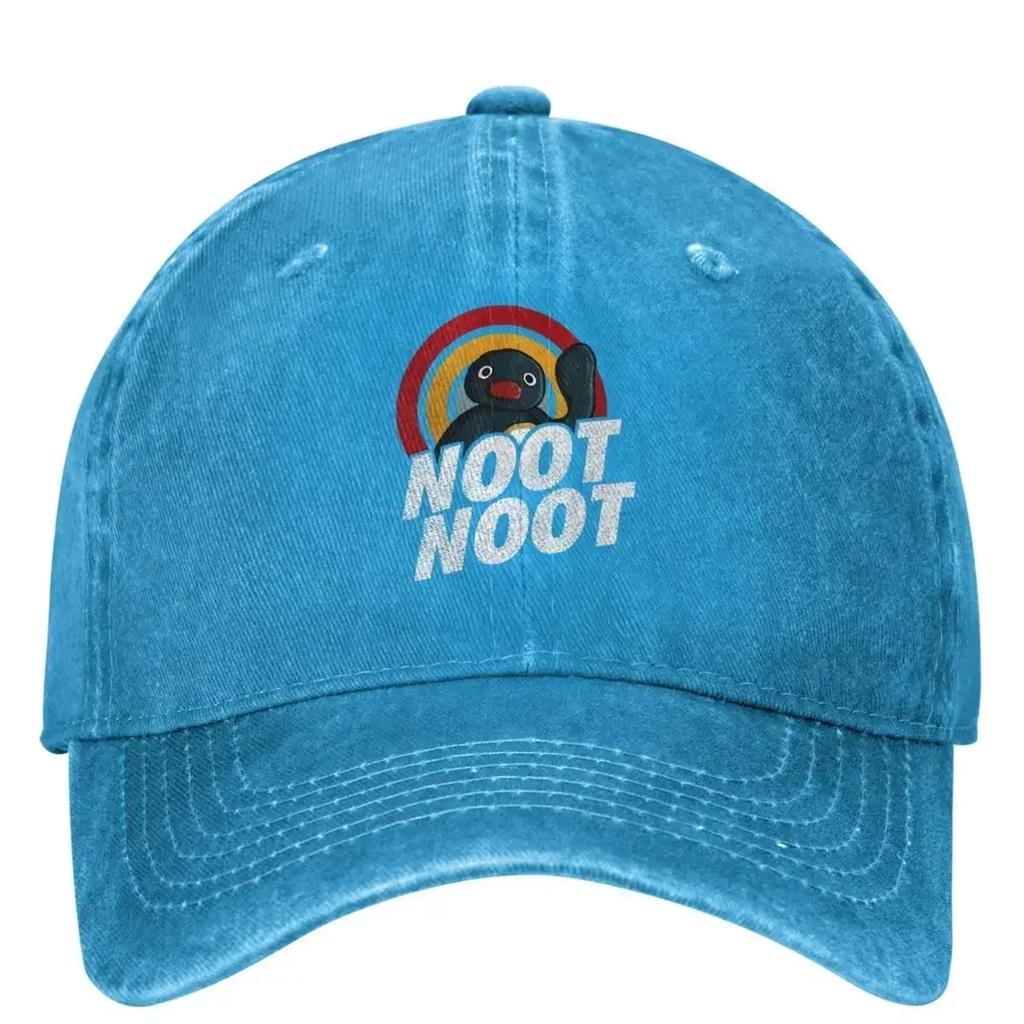 Pingu Noot Noot Baseball Cap Stylish Men Adult Hip Hop Hats Sun Visors Kpop Rock Snapback Cap Gift