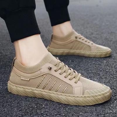 Oddychające nowe codzienne buty męskie, antypoślizgowe sportowe leniwe buty