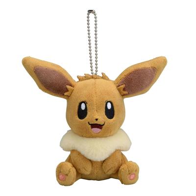 Pokemon Center Original Maskot Sittande Eevee 12.0×13.5×9.5(H×B×Dcm)