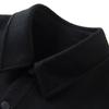 [Cashmere+Sheep Wool] Spring and Autumn Thick Wool Jacket Men's Solid Color Business Collar Cashmere Jacket