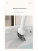 2025 Long-Handled Silicone Toilet Brush for Effective Bathroom Cleaning