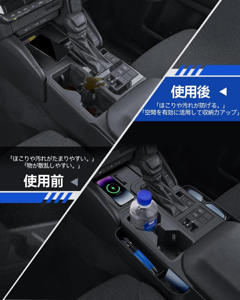 LANTU Console Cover for Toyota Land Cruiser Console Gap Washable Console Land Cruiser 250 Designed Specifically for Models June 2023 Present 250,