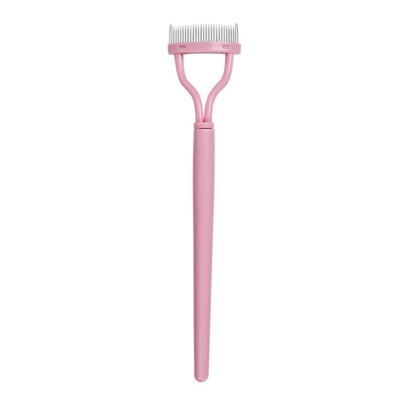 New In Eyelash Separator Metal Teeth Straight Eyelash Curler Beauty Makeup Stainless Eyelash Brush Comb Mascara Curl Makeup Tool