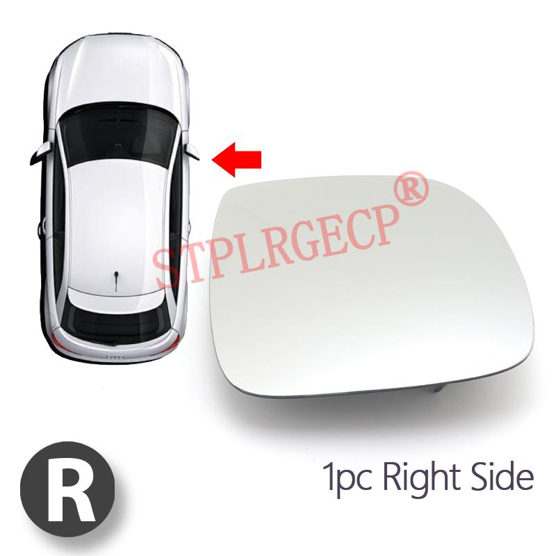 For Volkswagen VW Touareg R50 2007-2010 Left Right Door Side Wing Mirror Glass Heated Clear Rear View Rearview LH RH