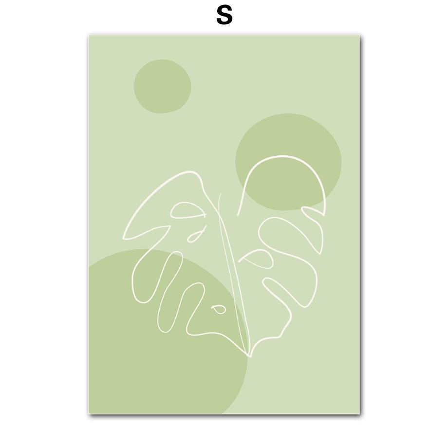 Groovy Leaf Matisse Pastel Pink Postere și imprimeuri Artă de perete Retro Funky Pânză Pictură Imagini Estetic College Decor Room