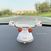 Cute Bee Dog Suction Cup Car Phone Holder & Navigation Stand for Center Console