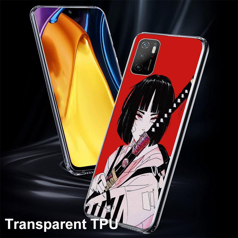 Japanese Style Anime Girl Phone Case For Xiaomi Poco X7 X6 X5 Pro F7 Ultra Redmi 15C 15 13C 13 12C 12 10 10A 10C 9 9A 9C 9T Cove