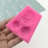 3 Cavities Silicone Mold Wedding Party Holiday Dining Bar Cafe Candy Jelly Chocolate Cake Decor DIY Baking Mould