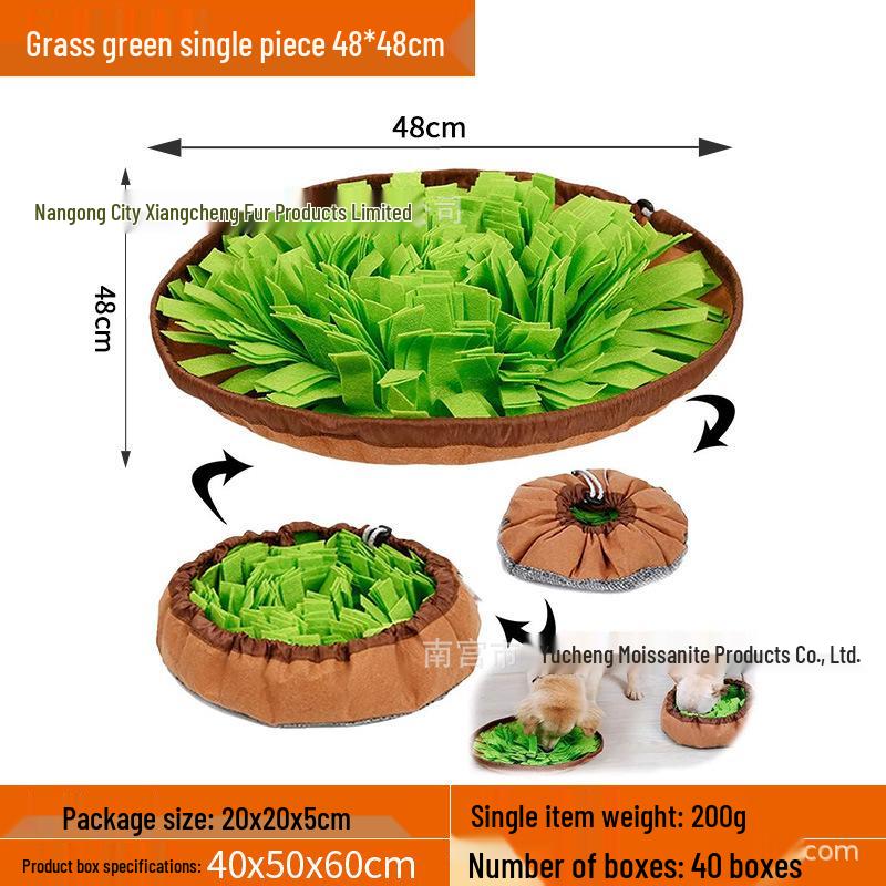 Pet Sniffing Mat: Indoor Dog & Cat Foraging Toy, Decompression Puzzle & Slow Feeder