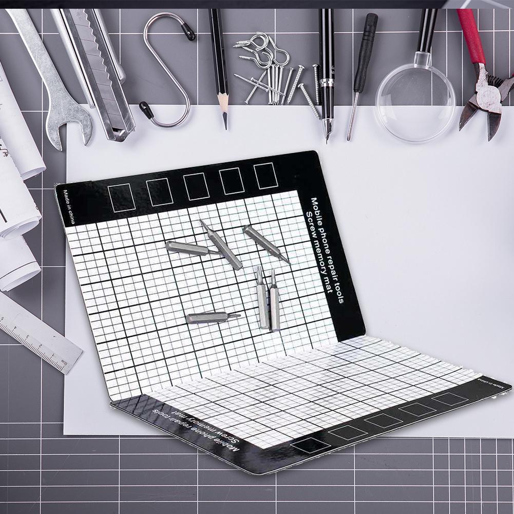 1pc Magnetic Screwpad Screw Postion Memory Plate Mat Small Screws Assorted Fixing Chart Board Magnetic Tool Pad