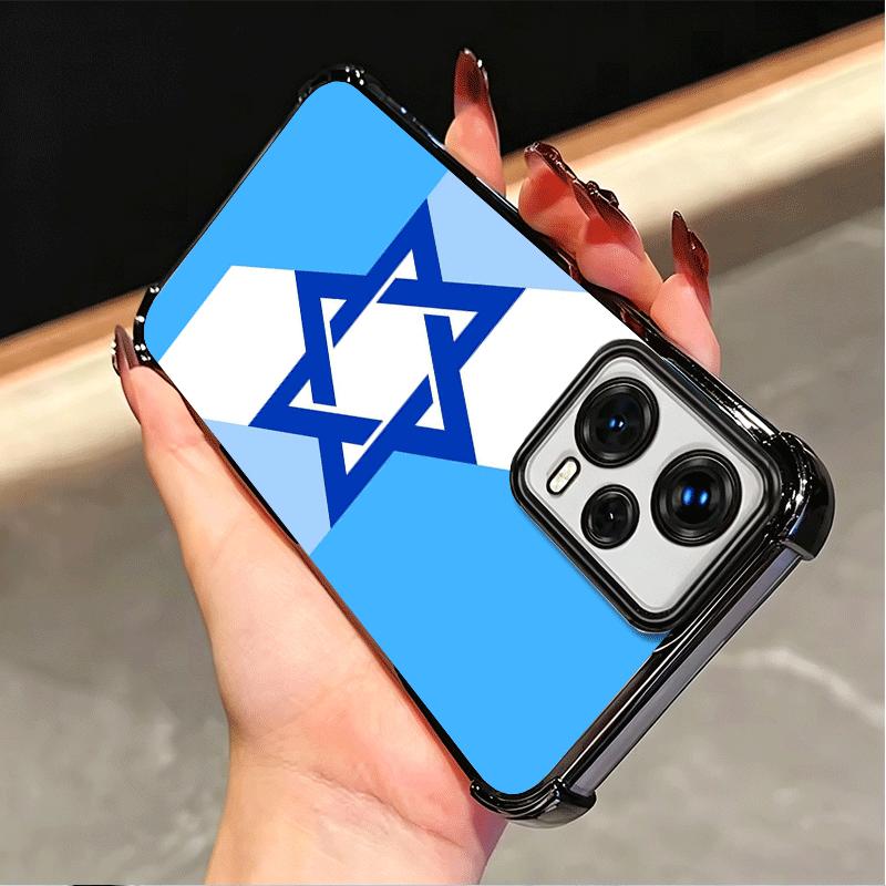 David Jewish Star Symbol Plating Phone Case For Xiaomi Poco X5 X6 X7 X8 Pro Max F8 Ultra F7 M8 M7 M5S Redmi 15C 15 14C 13C 13 X3