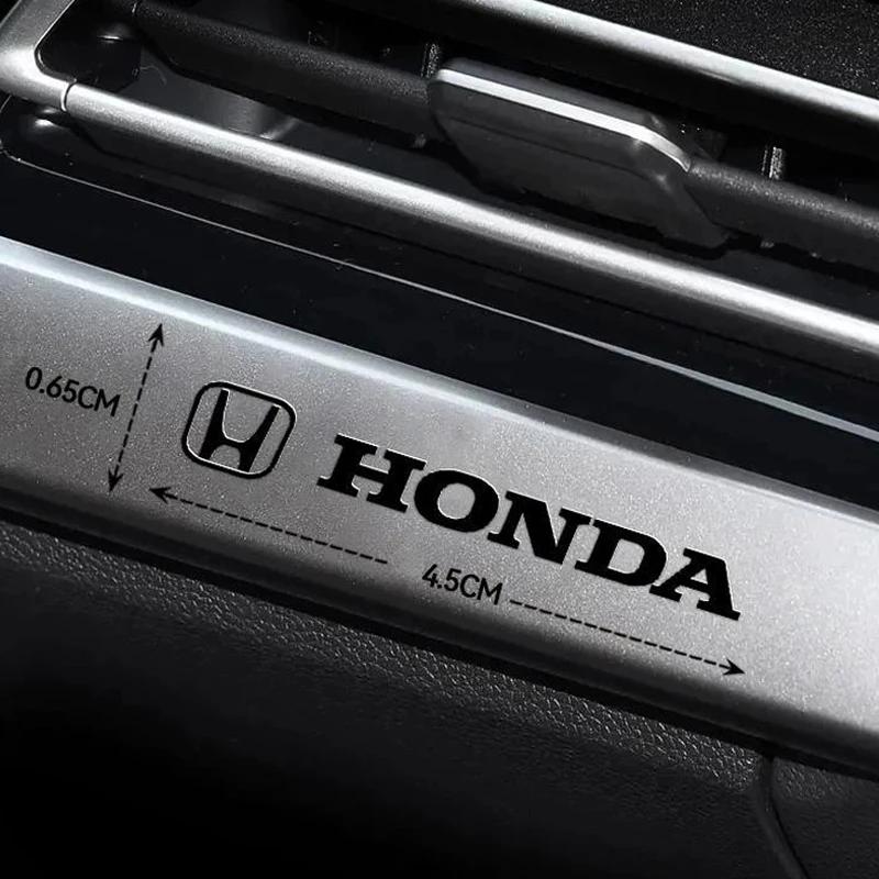 AAAHY1 3D Metal Car Interior Decoration Decals Emblem Sticker Decoration Accessories For Honda Civic FIT Accord Prelude CRV Jazz Acura