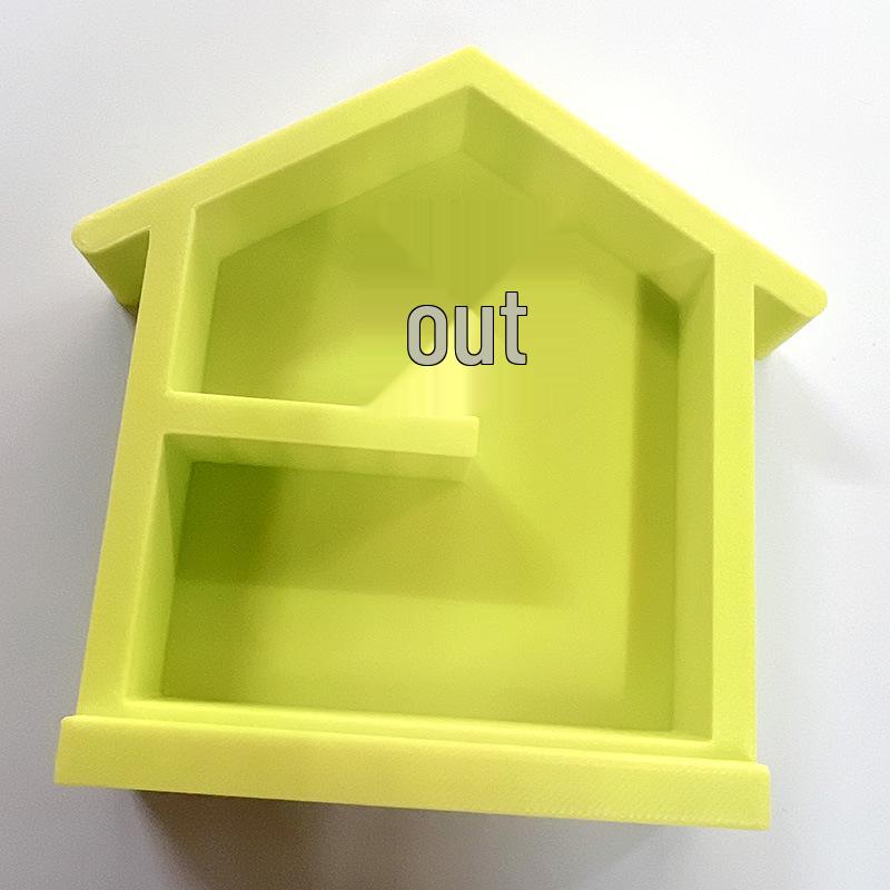 Miniature Luminous DIY House Ornament for Creative Desktop Display