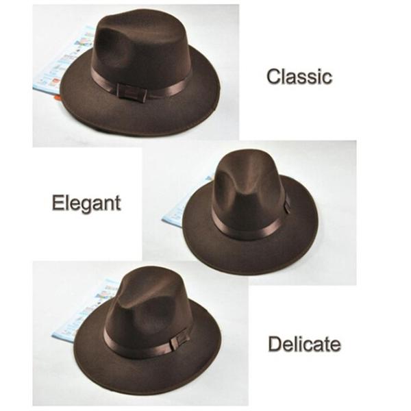 Ampio Cappello a tesa larga Cappello jazz maschile Uomini Estivi Visiere  Autunno Stile britannico Inverno acquista in modo economico — spedizione  gratuita, recensioni reali con foto — Joom