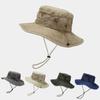 Summer Outdoor Forest Mountaineering Sports Sunscreen Hat Mesh Breathable Insect-proof Sunshade Sun Hat Folding Bucket Hat