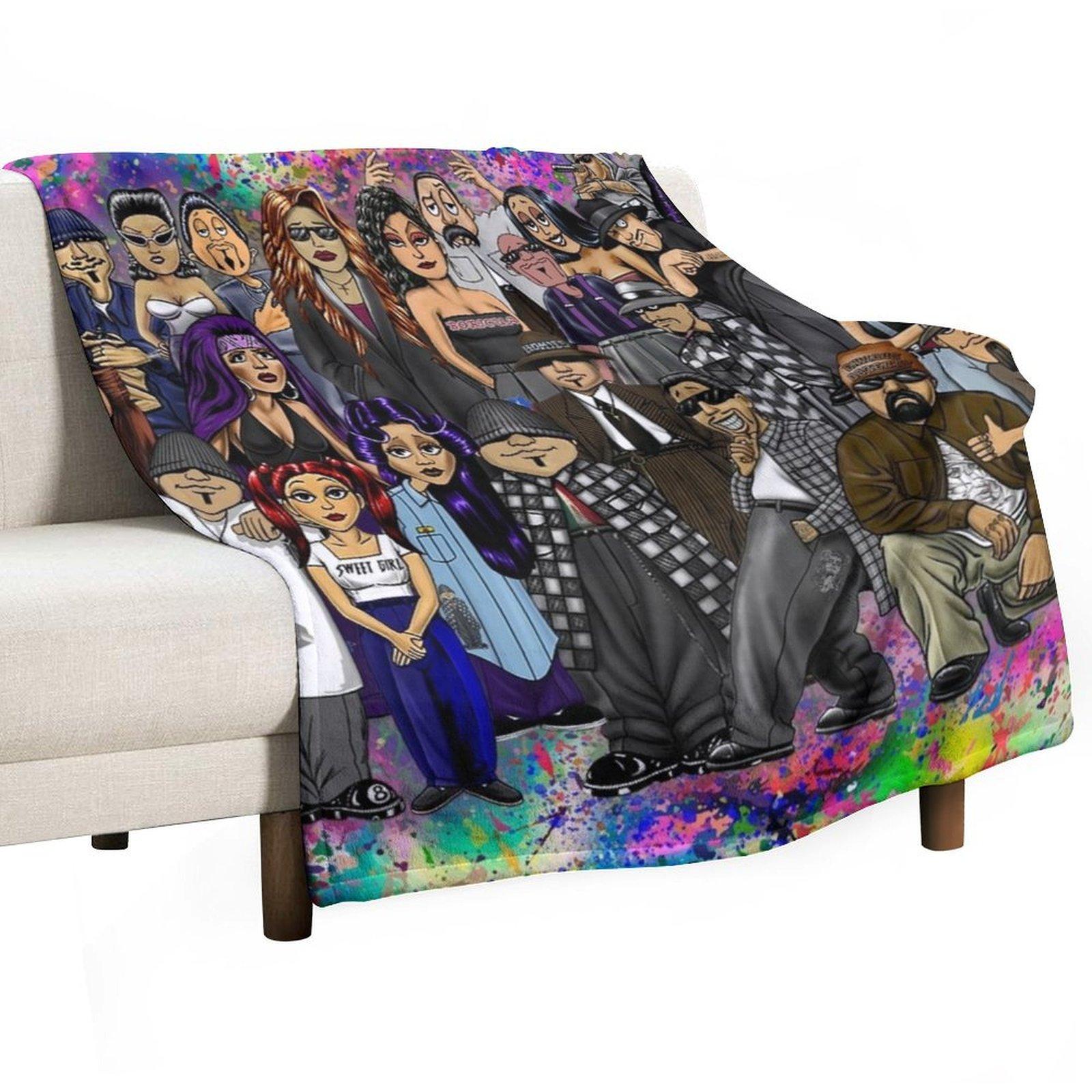 Lil Homies Throw Blanket Beach Weighted Bed linens Single Blankets 30x40in