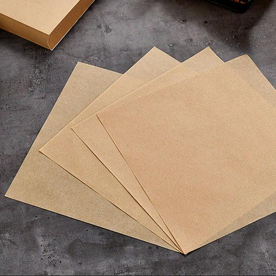 Oil-Absorbing Kraft Paper for Food: Perfect for French Fries, Pizza, and Snacks. Ideal for Restaurants and Kitchens.